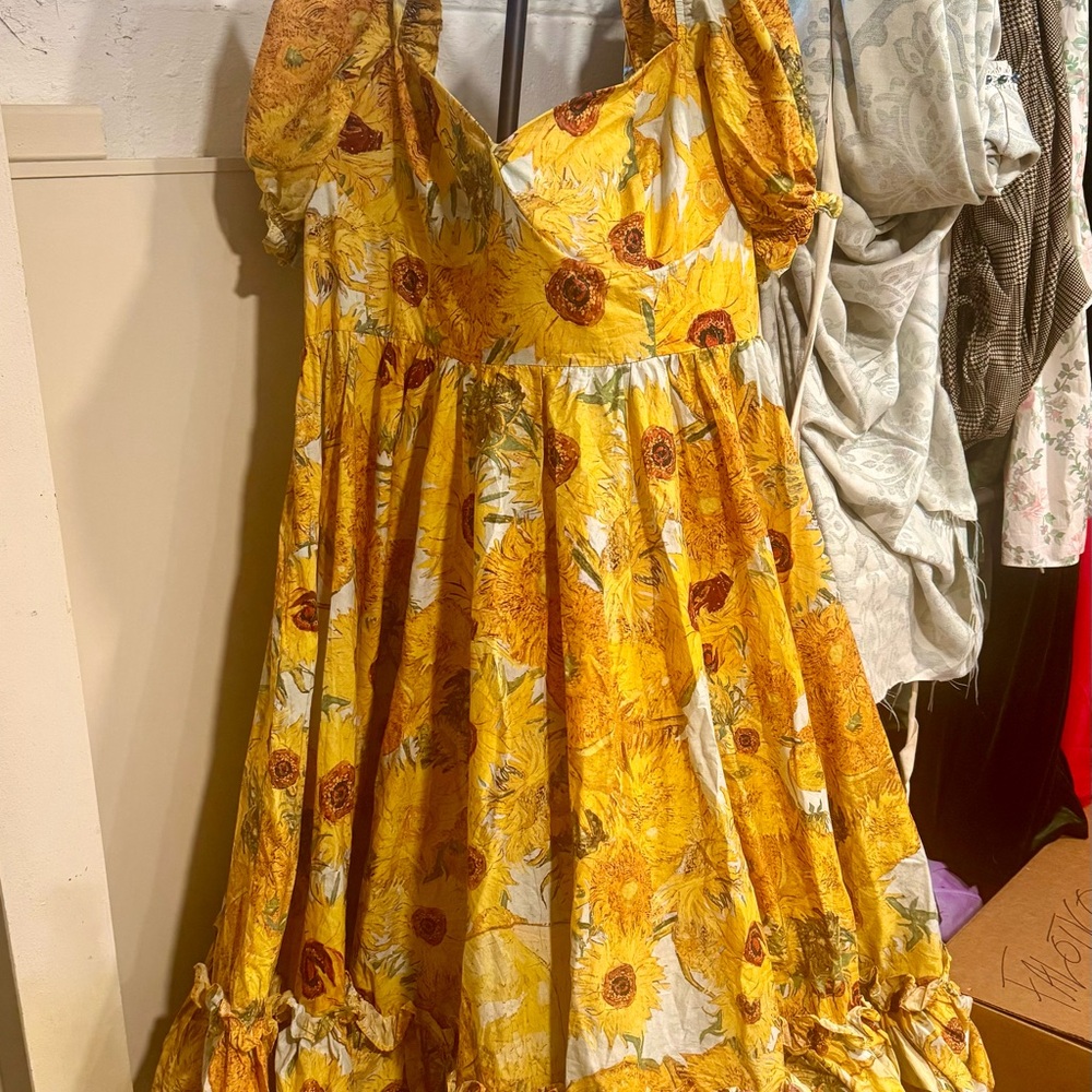Selkie Sunflower Cotton Ritz